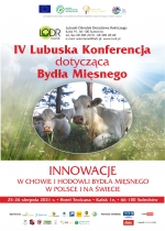 IV Konferencja dotycząca Bydła Mięsnego - plakat